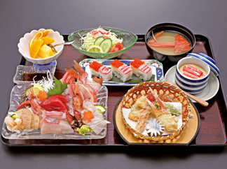 Sashimi and Crab ClawTempra Set