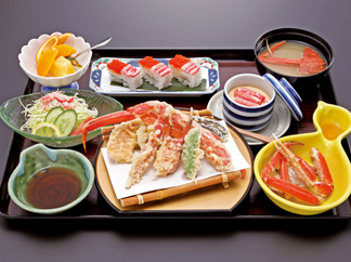 Crab Tempra and Boiled Crab Set