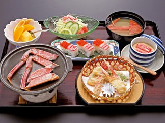 魚刺・ゆでがにセットイメージ