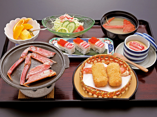 焼きがに・かにコロッケセットイメージ